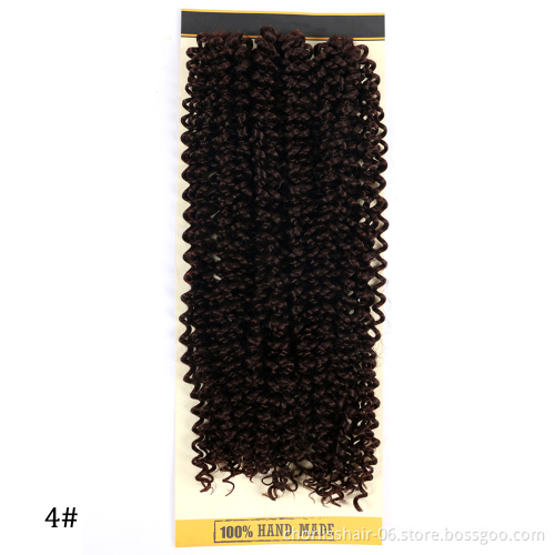 Wholesale 18'' 3pcs/Bag PassionTwist Freetress Crochet hair Heat Resistant Water Wave Crochet Braiding Hair Afro For Black Women